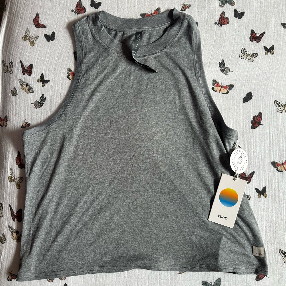 lululemon athletica Heather Gray Sleeveless Muscle Tank
